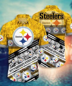 Pittsburgh Steelers NFL Hawaiian Aloha Shirts NFL Pittsburgh Steelers NFL Hawaiian Aloha Shirts NFL