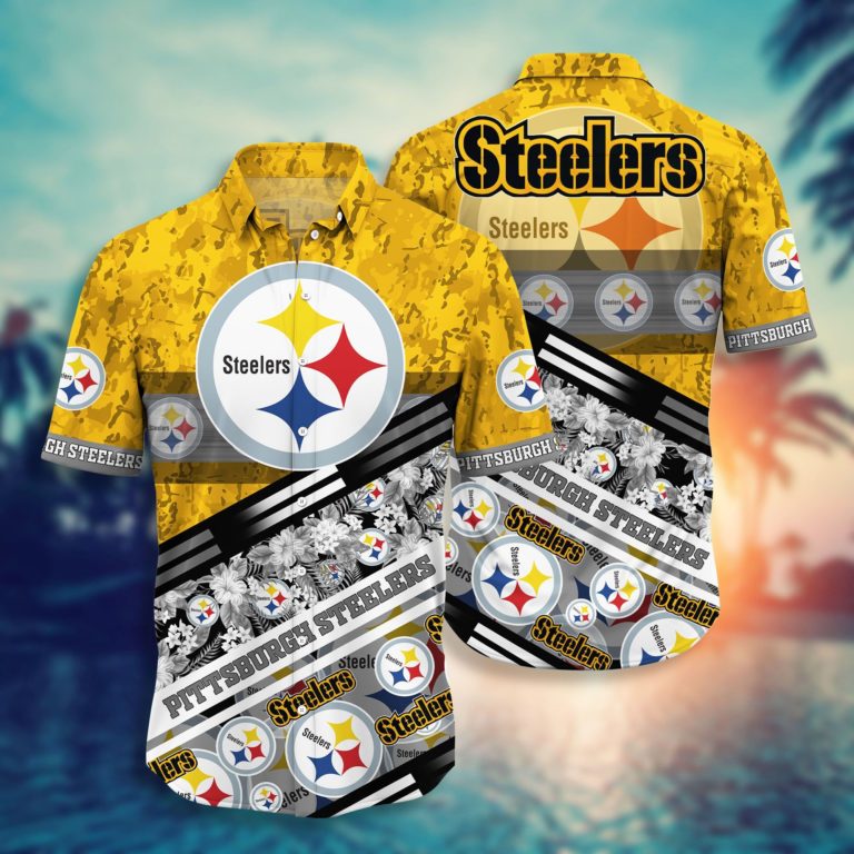 Pittsburgh Steelers NFL Hawaiian Aloha Shirts NFL
