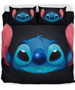 Pokemon Bed Set Black Stitch Anime Bedding