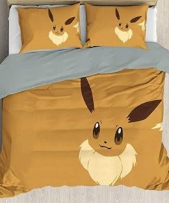 Pokemon Bed Set Flareon Anime Bedding