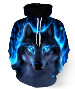 Power within Wolf Hoodie