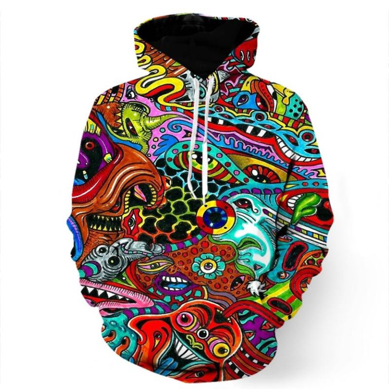 Psychedelic Doodle Hoodie