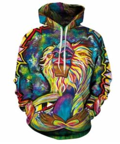 Rafiki Meditating 3D Hoodie