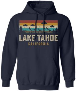 Lake tahoe vintage mountains hiking camping California shirt
