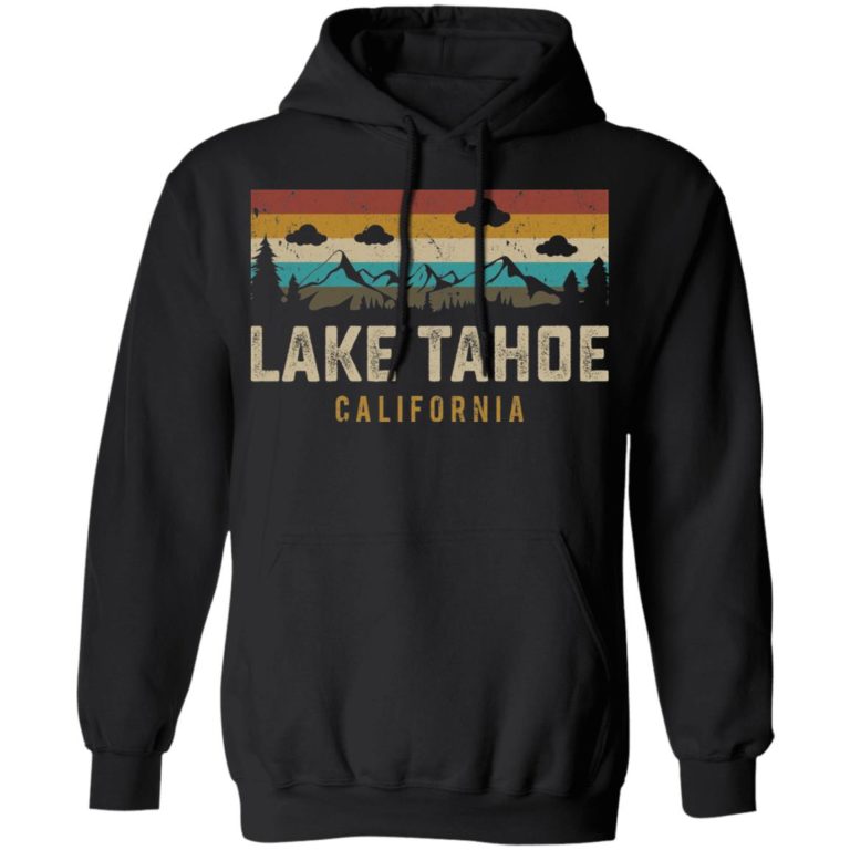 Lake tahoe vintage mountains hiking camping California shirt