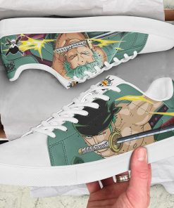 Roronoa Zoro One Piece Low top Leather Stan Smith Shoes, Custom Sneaker