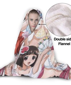 Rosario Vampire Hooded Blanket – Flannel Blanket Rosario Vampire Hooded Blanket – Flannel Blanket