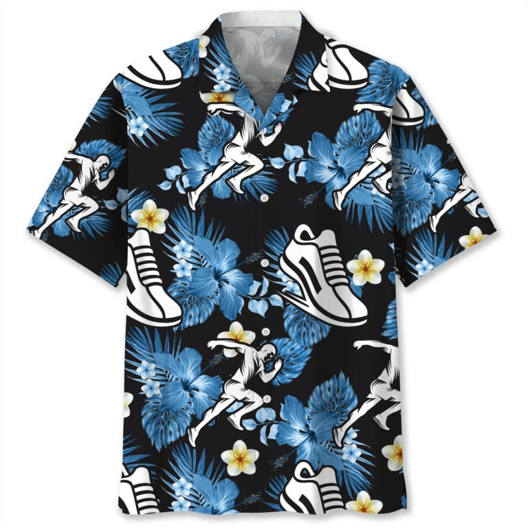 Running Nature Short Sleeve Casual Button Up Shirts