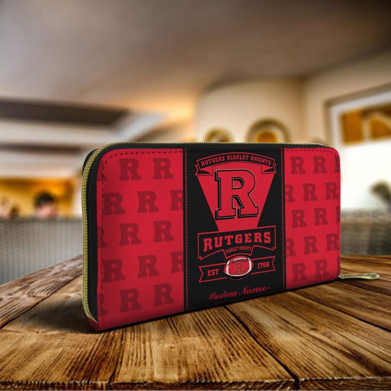 Rutgers Scarlet Knights Custom Name Zip Around