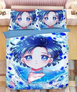 Sailor Mercury Sailor Moon Bedding Custom Anime Bed Set