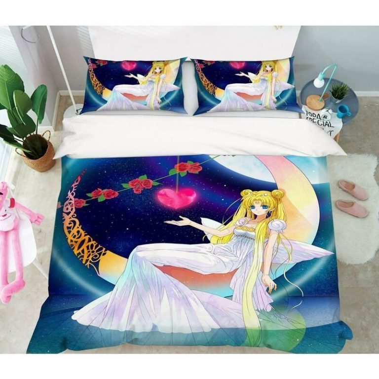 Sailor Moon Anime Bed Set Custome Bedroom Decor