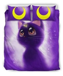 Sailor Moon Bed Set Innocent Luna Anime Bedding