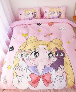 Sailor Moon Bed Set So Cute Usagi Anime Bedding