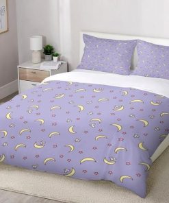 Sailor Moon Pattern Bedding Custom Anime Bed Set