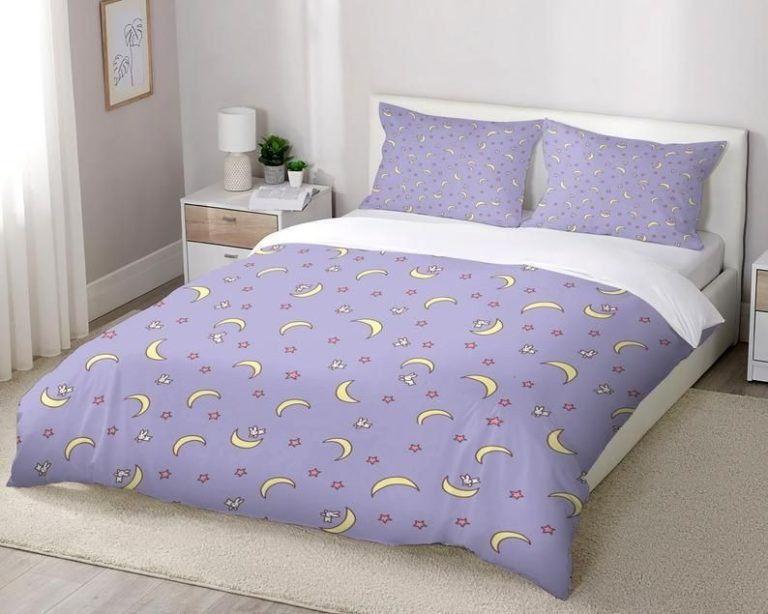 Sailor Moon Pattern Bedding Custom Anime Bed Set