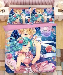 Sailor Neptune x Uranus Sailor Moon Bedding Custom Anime Bed Set