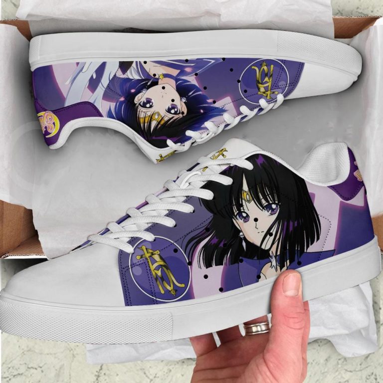 Sailor Saturn Sailor Moon Low top Leather Stan Smith Sneaker, Casual Shoes