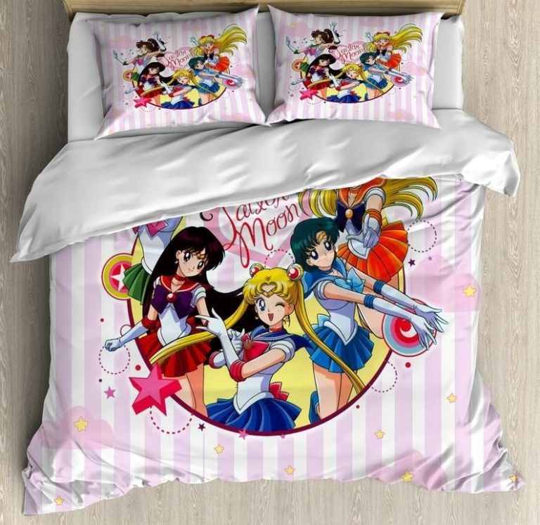 Sailor Senshi Guardians Sailor Moon Bedding Custom Anime Bed Set