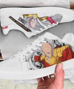 Saitama One Punch Man Low top Leather Stan Smith Sneaker, Casual Shoes