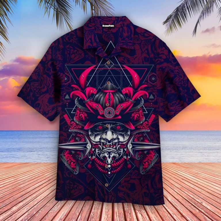 Samurai Summer Beach Tropical Hawaiian Shirt