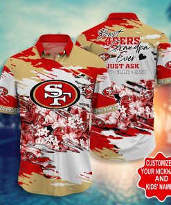 San Francisco 49ers – Custom Name Hawaiian Aloha Shirt