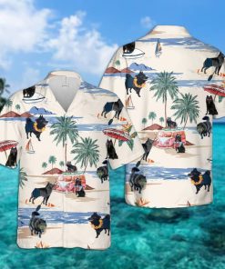 Schipperke Summer Beach Hawaiian Shirt