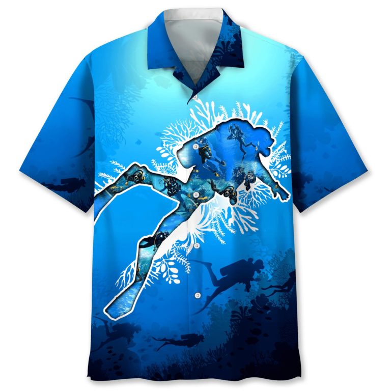Scuba Diving Hawaiian Shirt