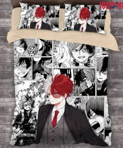 Shouto Todoroki My Hero Academia Manga x Bedding Custom Anime Bed Set