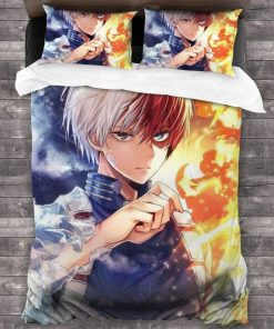 Shouto Todoroki My Hero Academia MHA Anime Bed Set Cute Bedding