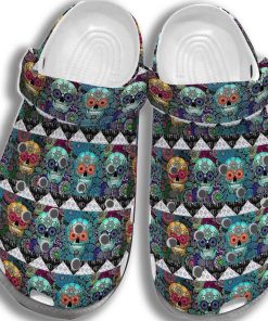 Skull Pattern Shoes – Whitesole Crocs Shoes