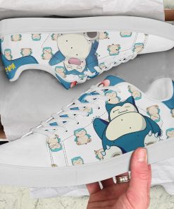 Snorlax Pokemon Low top Leather Stan Smith Sneaker, Casual Shoes