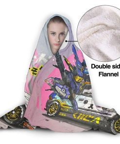 So-nic The Hedgehog Game Hooded Blanket So-nic The Hedgehog Game Hooded Blanket