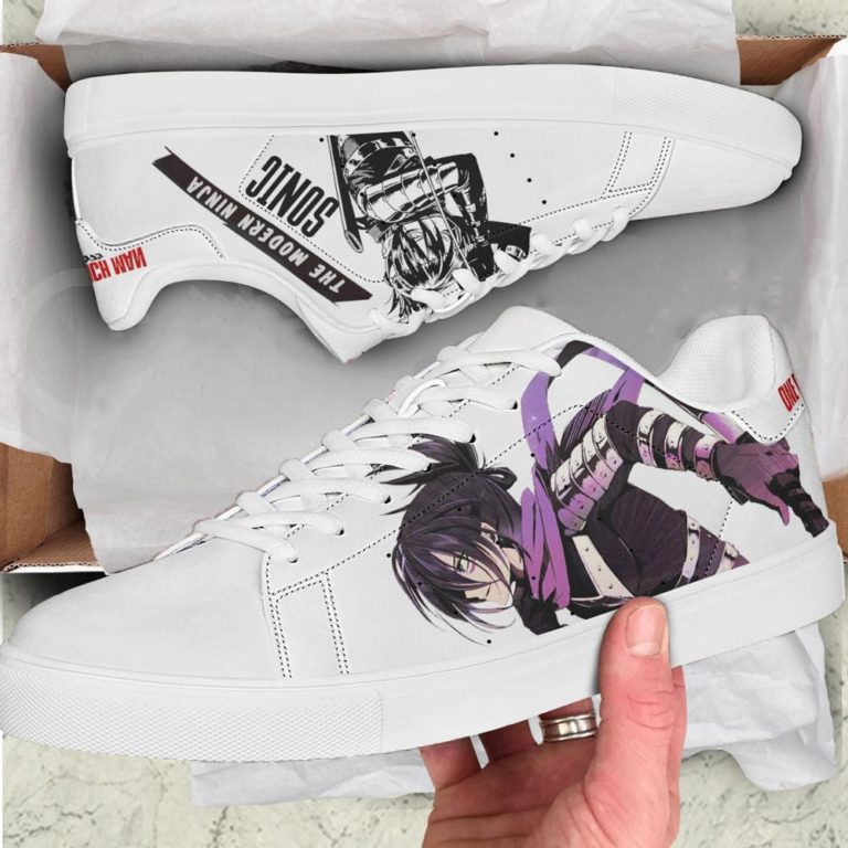 Sonic One Punch Man Low top Leather Stan Smith Shoes, Custom Sneaker