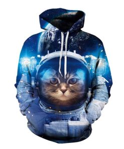 Space Cat 3D Hoodie