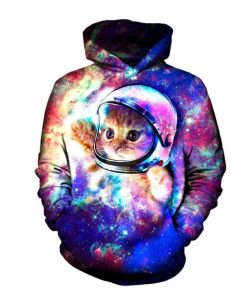 Space Kitten 3D Hoodie