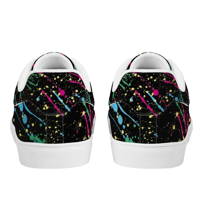 Splatter Low top Leather Stan Smith Shoes, Custom Sneaker