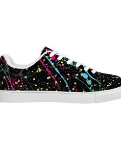 Splatter Low top Leather Stan Smith Shoes, Custom Sneaker