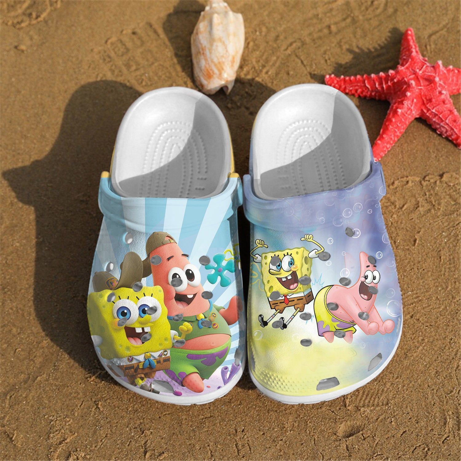 Spongebob Clog Crocs Shoes - RobinPlaceFabrics