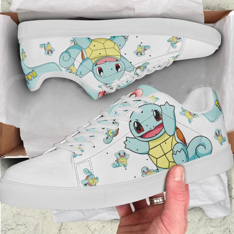 Squirtle Pokemon Low top Leather Stan Smith Sneaker, Casual Shoes
