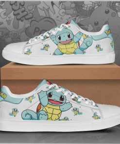 Squirtle Pokemon Low top Leather Stan Smith Sneaker, Casual Shoes