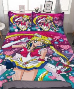 Super Sailor Moon Bedding Custom Anime Bed Set