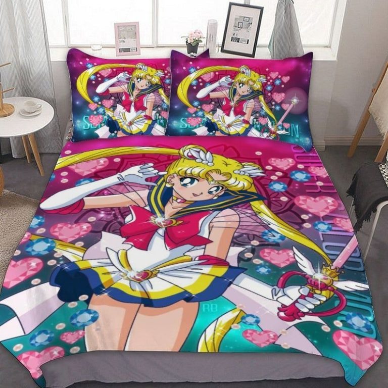 Super Sailor Moon Bedding Custom Anime Bed Set