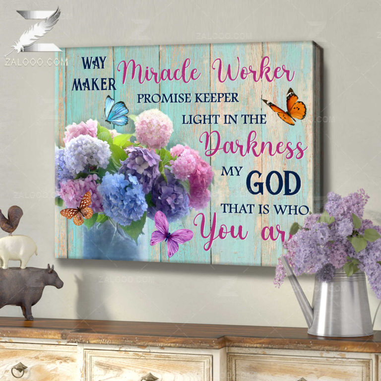 Sympathy Canvas Way Maker  Poster and Canvas