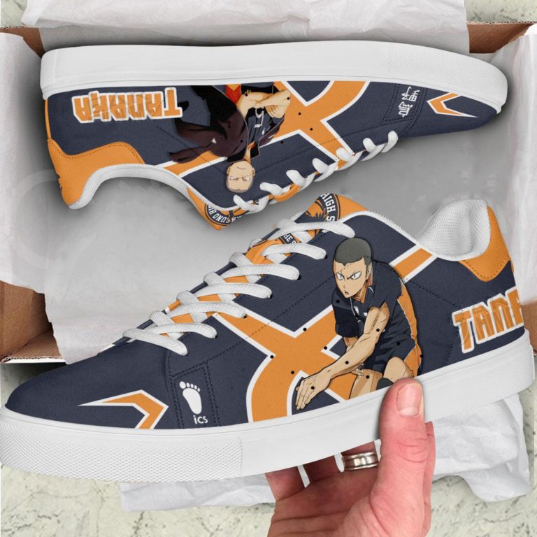 Tanaka Ryuunosuke Haikyuu Low top Leather Stan Smith Shoes, Custom Sneaker