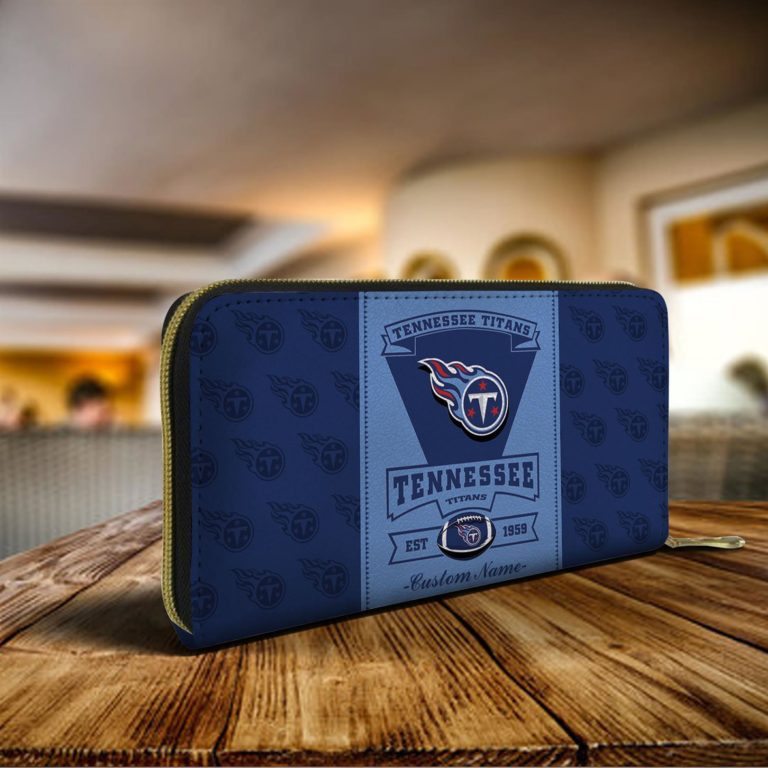 Tennessee Titans Custom Name Zippy Long Wallets