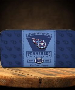 Tennessee Titans Custom Name Zippy Long Wallets