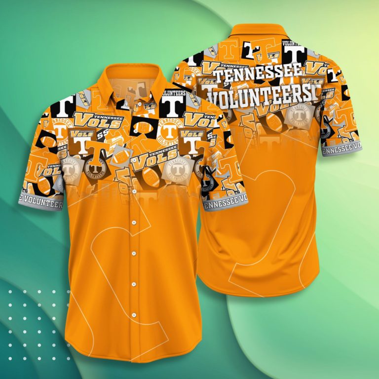Tennessee Volunteers Casual Short Sleeve Hawaiian Shirt