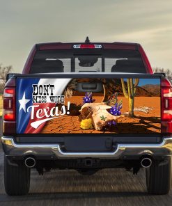 Texas New Truck Tailgate Decal Sticker Wrap Bluebonnet 397TD