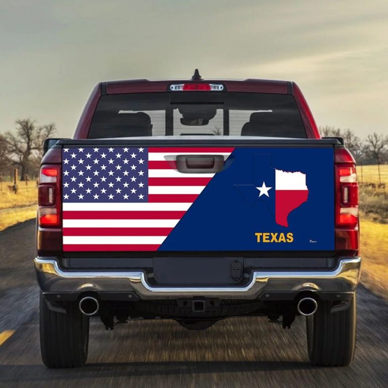 Texas Truck Sticker Wrap Texas American Truck Tailgate Decal Sticker Wrap 1699TD