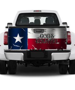 Texas Truck Tailgate Sticker God’s Country 517TD